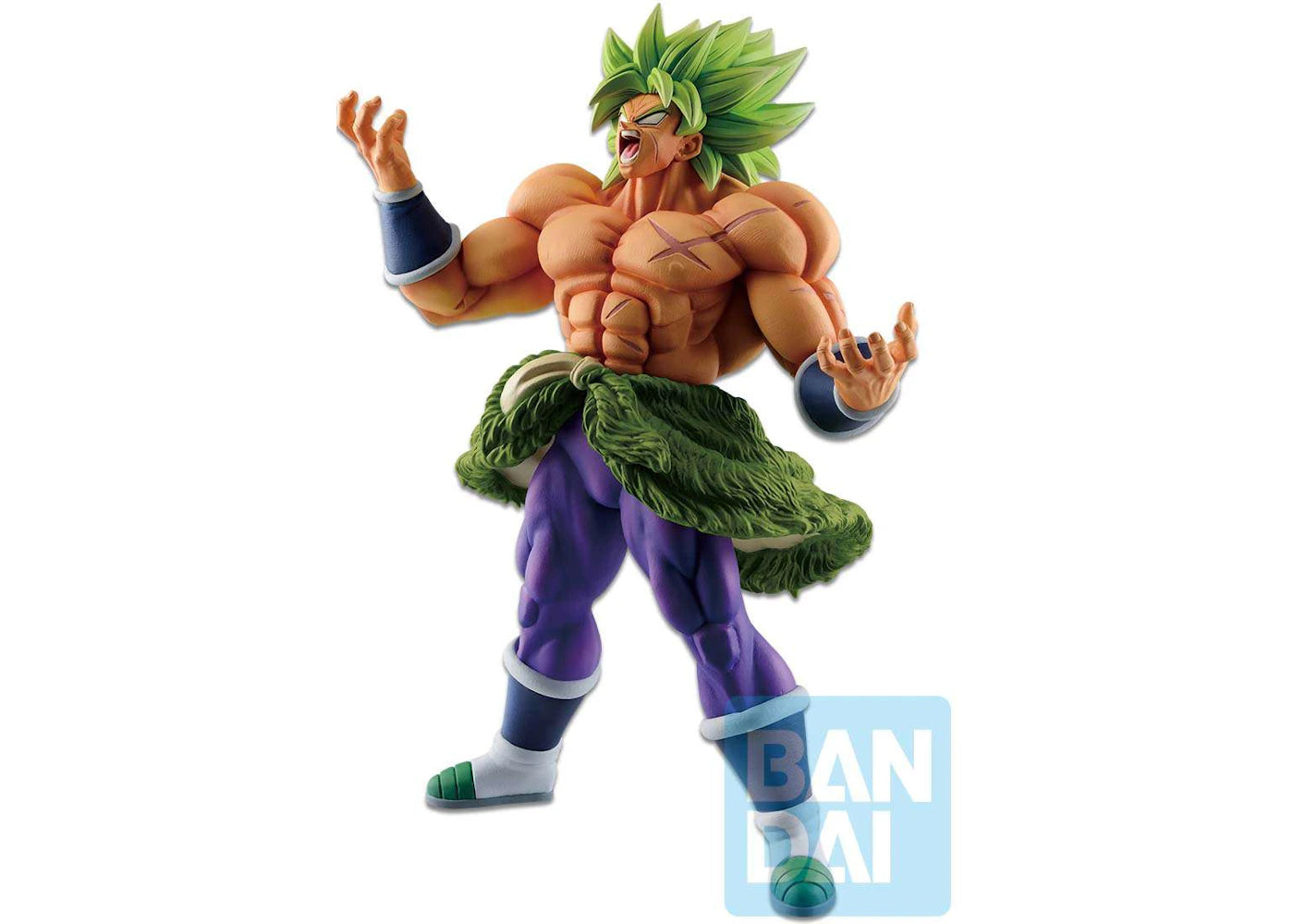 Bandai Japan Dragon Ball Ichiban Full Power Super Saiyan Broly Vs Omnibus Z Collectible PVC Figure