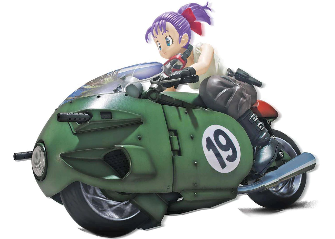 Bandai Japan Dragon Ball-Rise Mechanics Bulma's Variable No.19 Bike Model Kit Figure