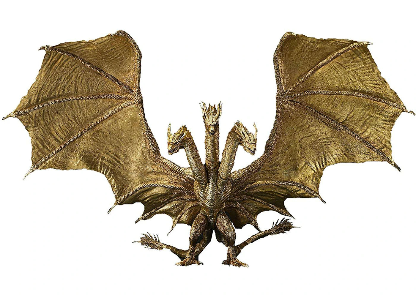 Bandai Japan Godzilla S.H. Monsterarts King Ghidorah 2019 Action Figure Metallic Gold