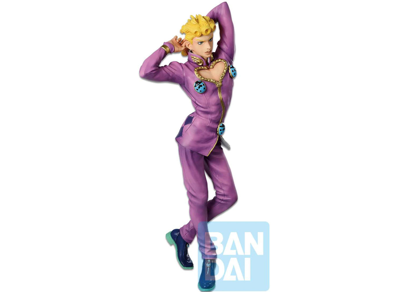 Bandai Japan Jojo's Bizzare Adventure Ichiban Giorno Giovanna Jojo's Assemble Collectible PVC Figure