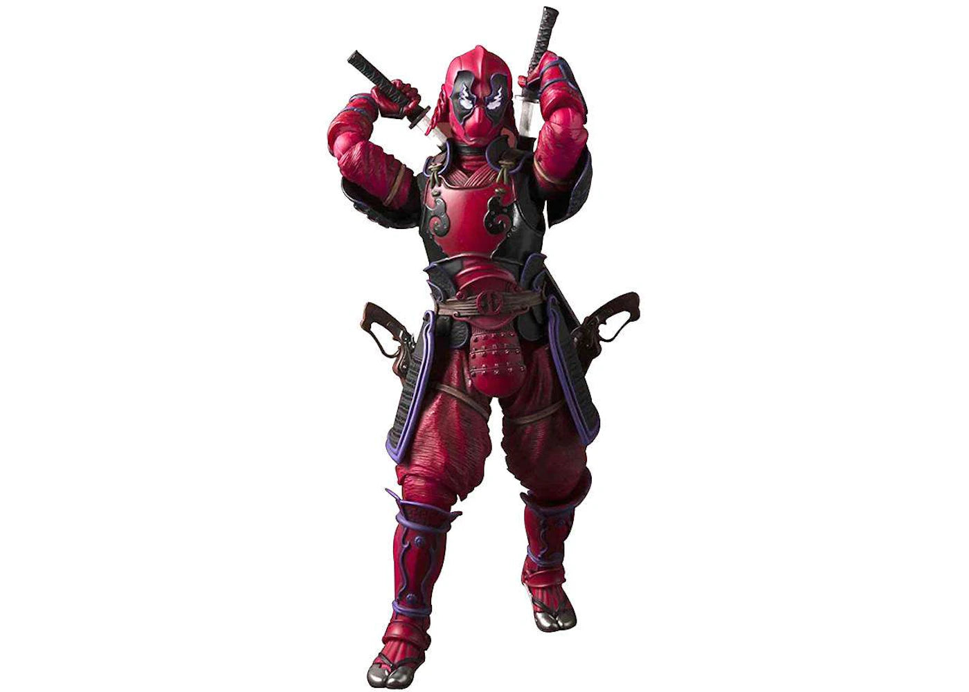 Bandai Japan Marvel Meisho Manga Realization Samurai Deadpool Action Figure