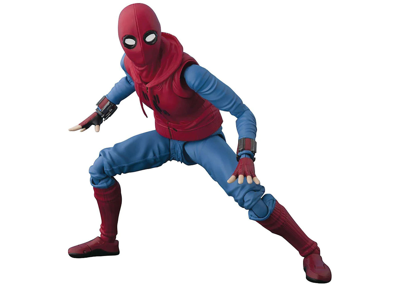 Bandai Japan Marvel S.H. Figuarts Spider-Man Homemade Costume Tamashii Option Act Wall Action Figure