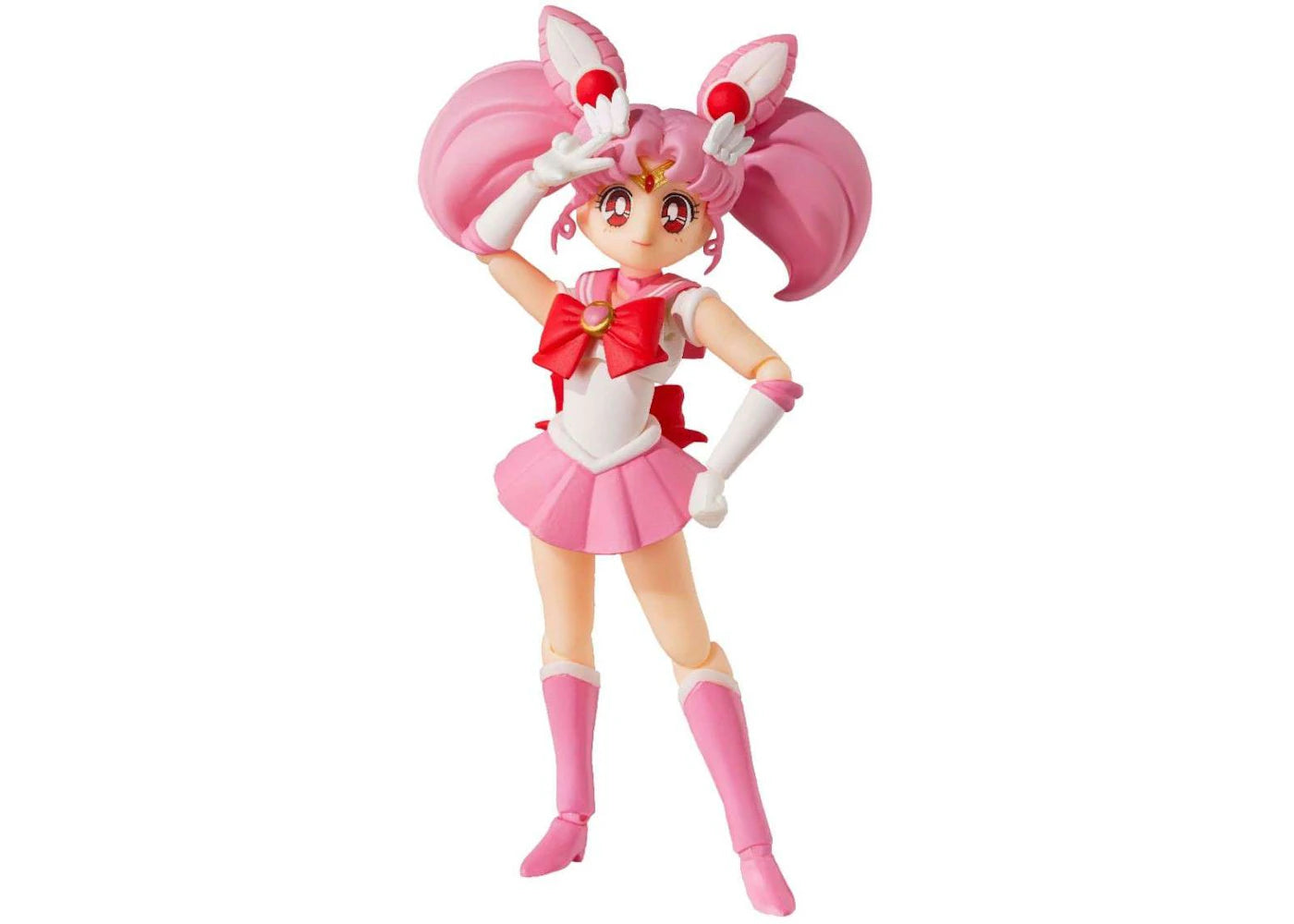 Bandai Japan Sailor Moon S.H. Figuarts Sailor Chibi Moon Animation Color Edition Action Figure