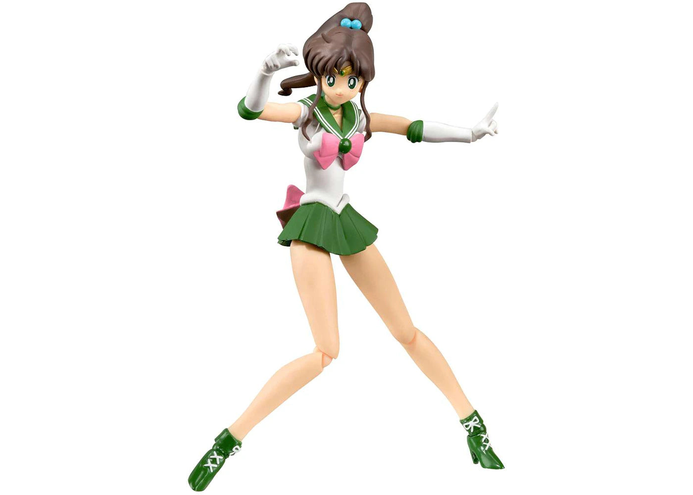 Bandai Japan Sailor Moon S.H. Figuarts Sailor Jupiter Animation Color Edition Action Figure