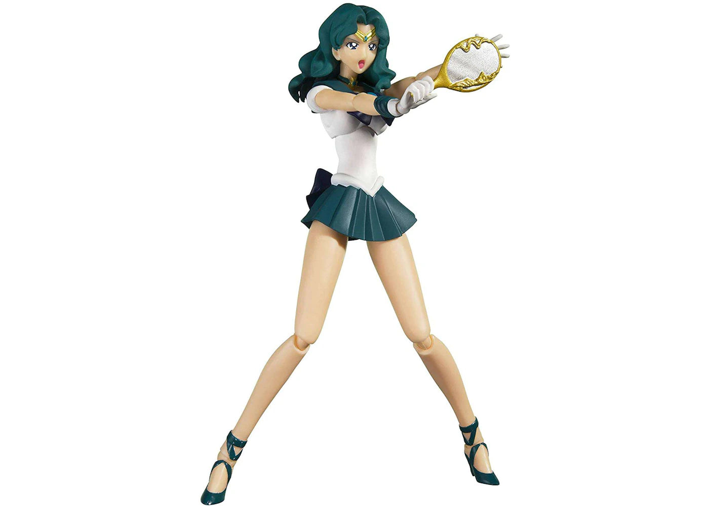 Bandai Japan Sailor Moon S.H. Figuarts Sailor Neptune Animation Color Edition Action Figure