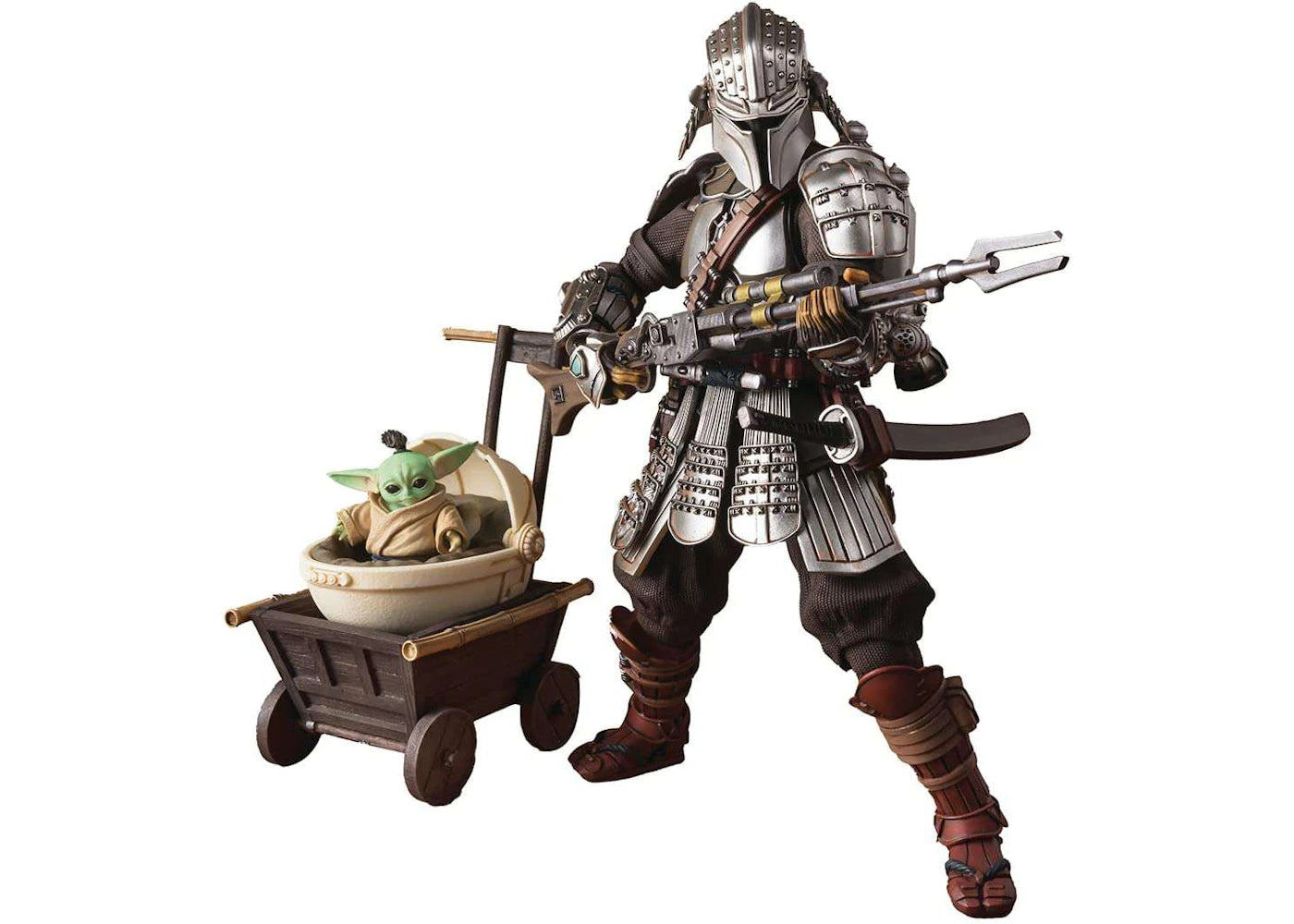 Bandai Japan Star Wars Meisho Movie Realization Ronin Mandalorian & Grogu Action Figure