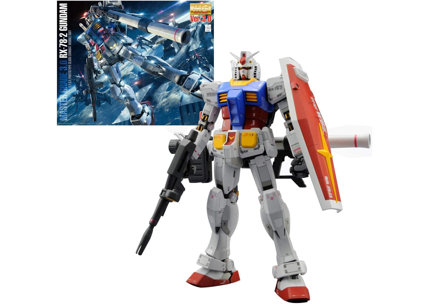 Bandai MG Gundam RX-78-2 Version 3.0 1:100 Scale Model Kit Action Figure