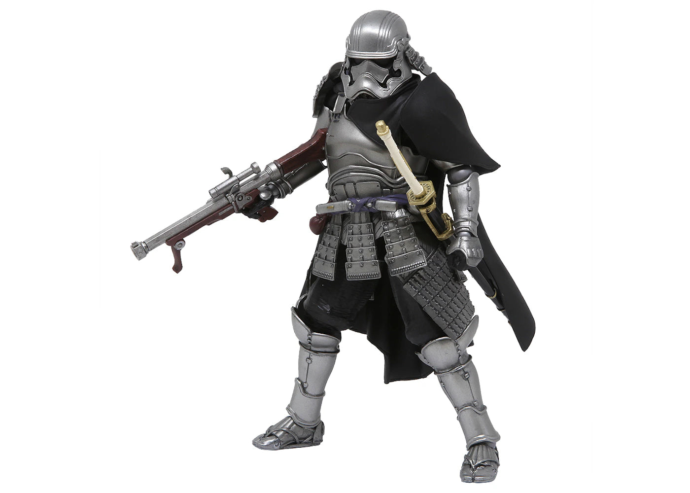 Bandai Meisho Movie Realization Star Wars Ashigaru Taisho Captain Phasma Action Figure Silver