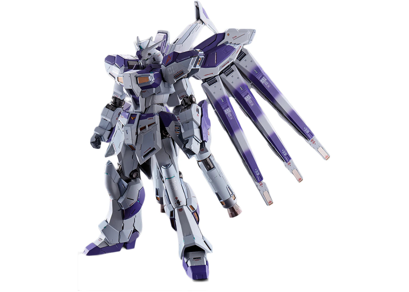 Bandai Metal Build Hi-v Gundam Char's Counterattack Action Figures Purple