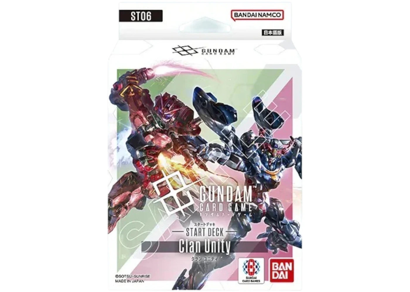 Bandai Mobile Suit Gundam Card Game Clan Unity (ST06) Starter Deck (Japanese)