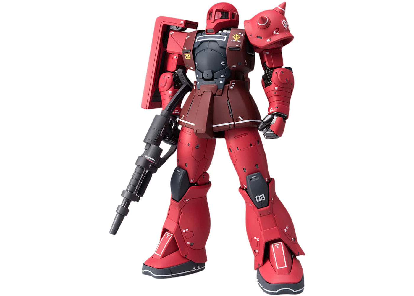 Bandai Mobile Suit Gundam The Origin Gundam Fix Figuration Metal Composite MS-05S Char Aznable's Zaku I Action Figure Red