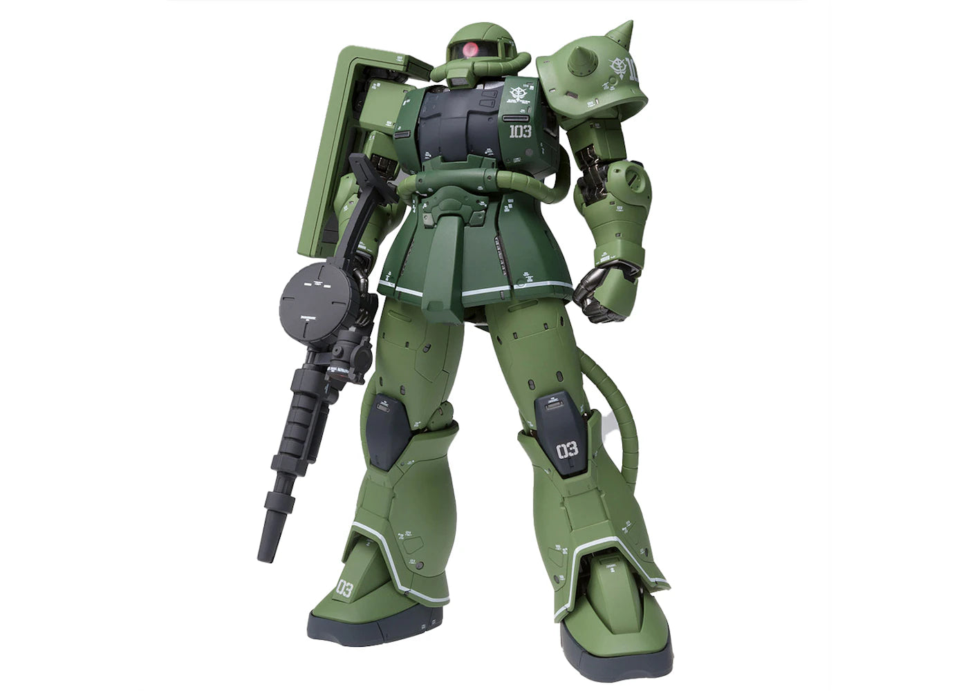 Bandai Mobile Suit Gundam The Origin Gundam Fix Figuration Metal Composite MS-06C Zaku II Type C Action Figure Green