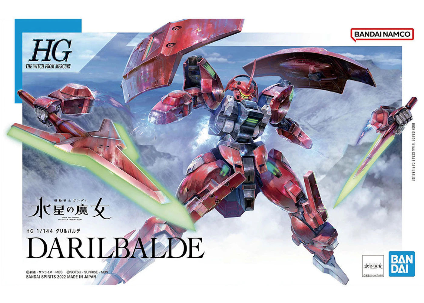 Bandai Namco 1/144 HG Darilbalde Model Kit Figure (2022)