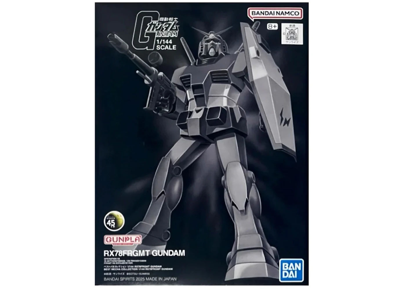 Bandai Namco Gundam 1/144 Best Mecha Collection RX78FRGMT Gundam (Fragment Edition) Model Kit Figure (2025)