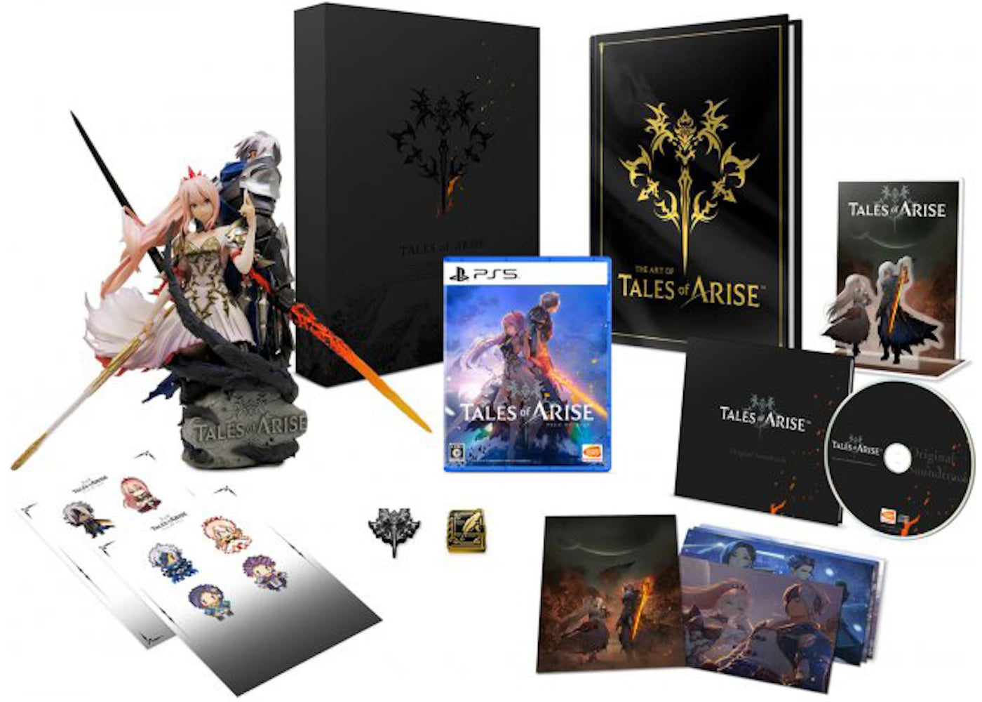 Bandai Namco PS5 Tales of Arise Collector's Edition (JPN Version) Video Game Bundle