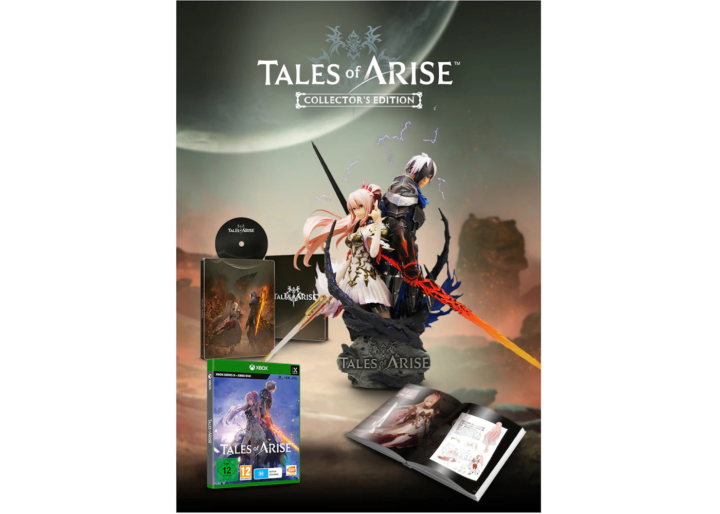 Bandai Namco Xbox One/Series X Tales of Arise Collector's Edition (UK Version) Video Game Bundle