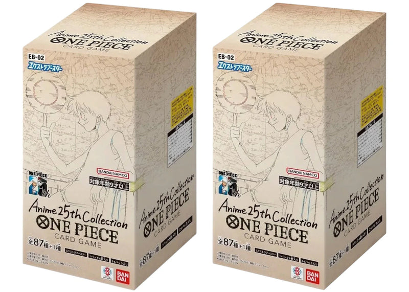 extra booster anime 25th collection box Bandai One Piece Anime 25th Collection (EB-02) Extra Booster Box