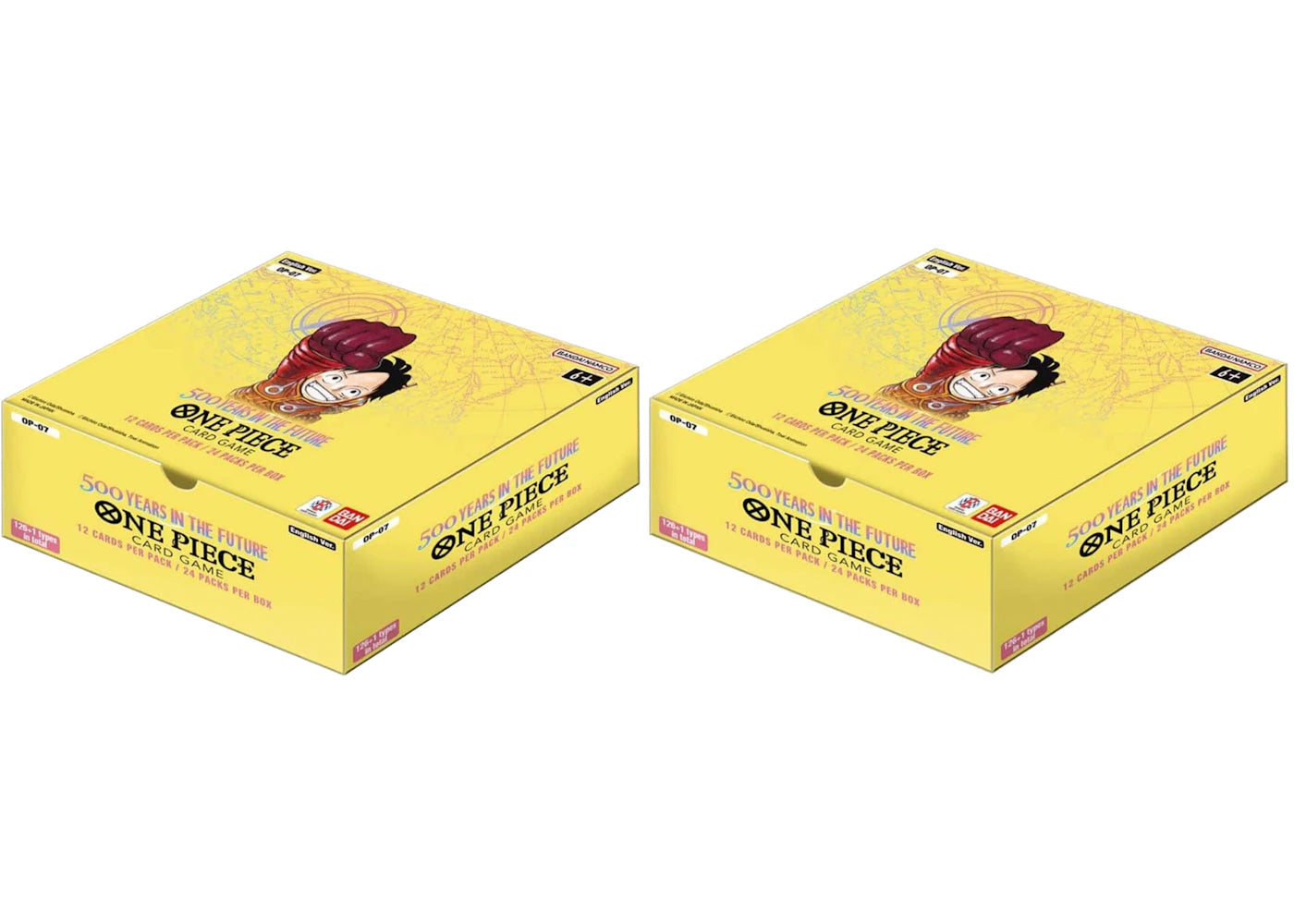 Bandai One Piece Card Game 500 Years Future Booster Box (OP-07 English) 2x Lot
