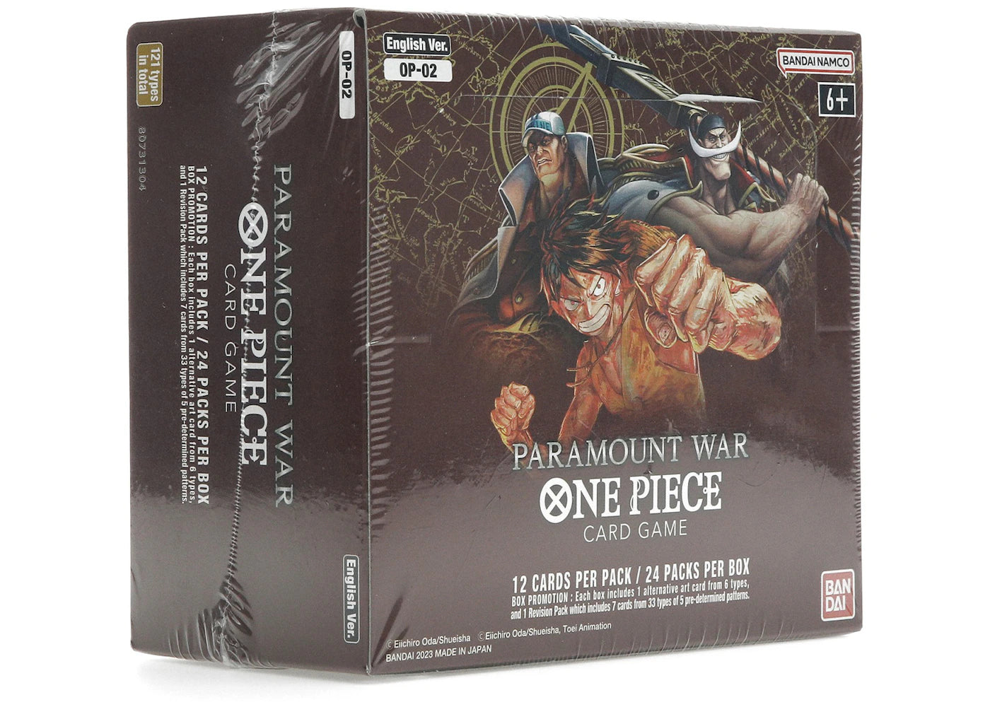 Bandai One Piece Card Game Paramount War Booster Box (OP-02) (English)