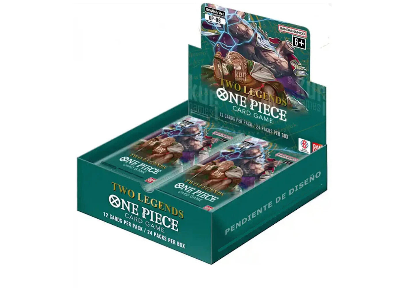 Bandai One Piece Card Game Two Legends Booster Box (OP-08 English)