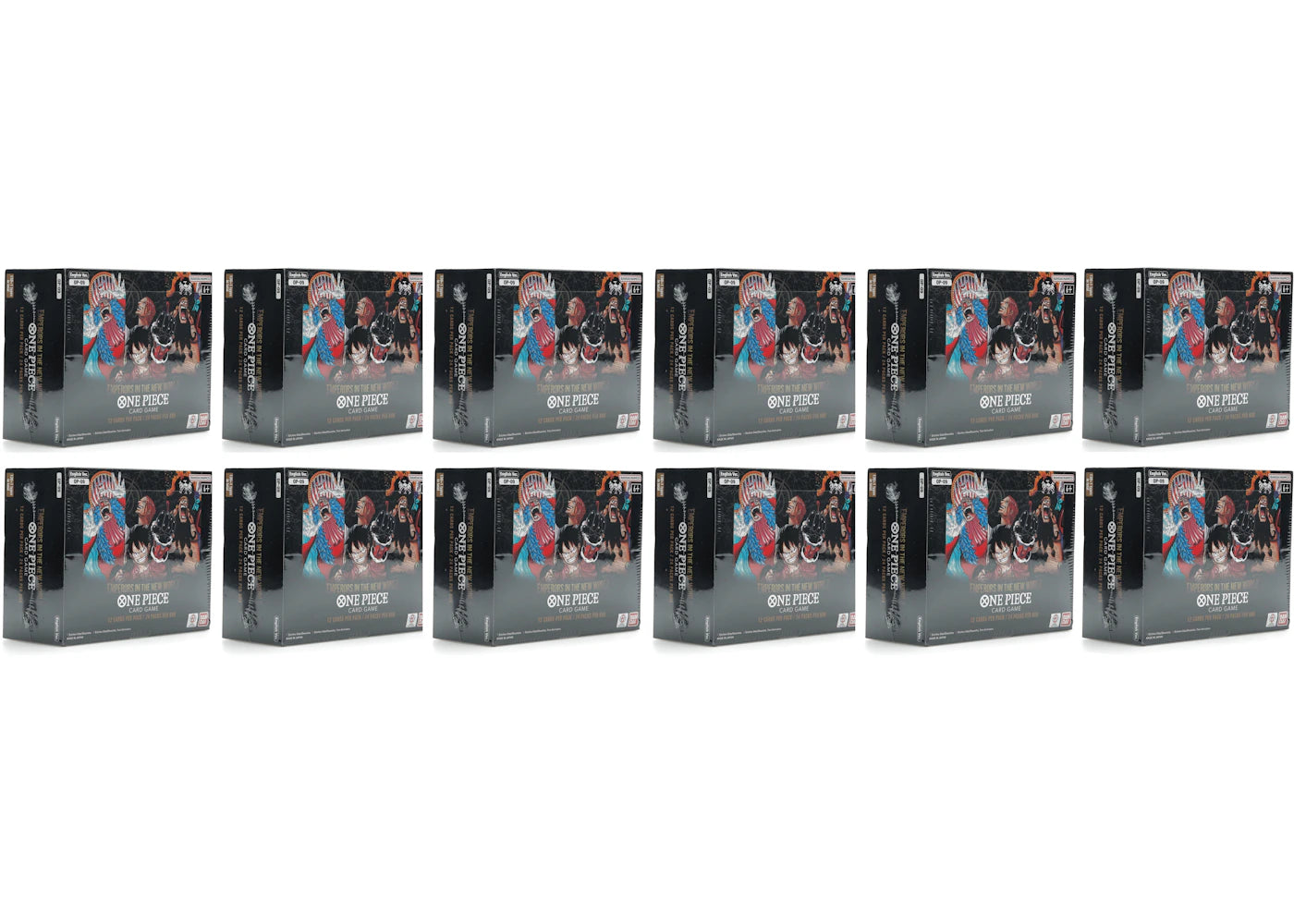 Bandai One Piece Emperors In The New World Hobby Box (OP-09) 12x Lot