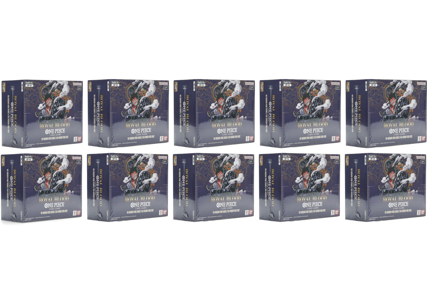 Bandai One Piece Royal Blood Booster Box (English) OP10 10x Lot