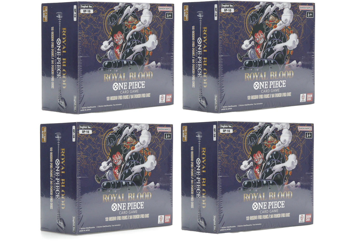 Bandai One Piece Royal Blood Booster Box (English) OP10 4x Lot