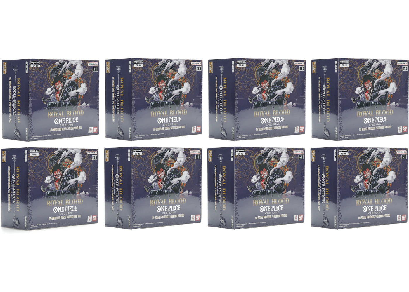 Bandai One Piece Royal Blood Booster Box (English) OP10 8x Lot