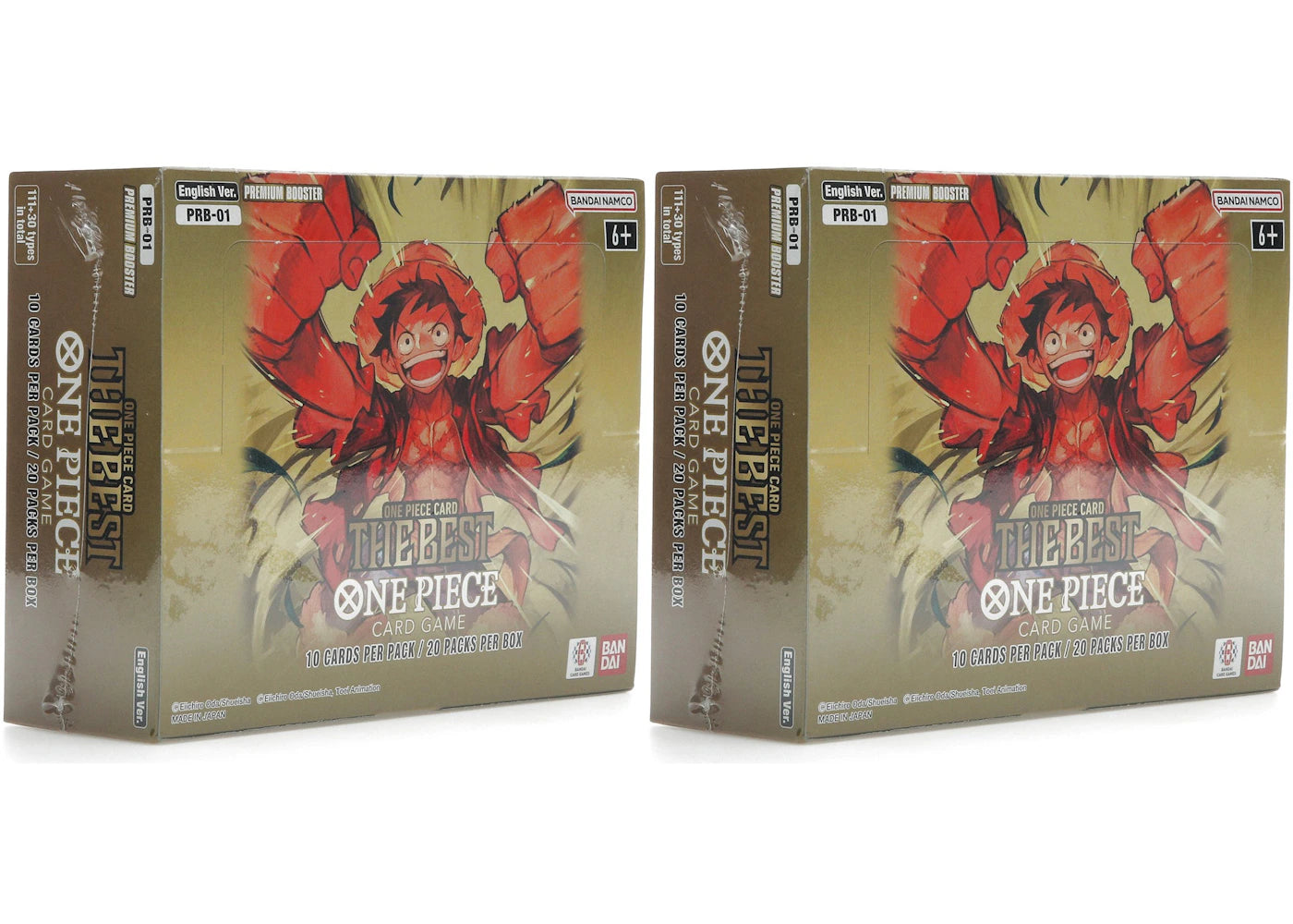Bandai One Piece The Best Premium Booster Box PRB-01 2x Lot