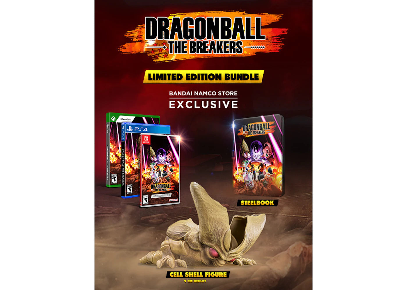 Bandai PS4 Dragon Ball: The Breakers Limited Edition Video Game Bundle