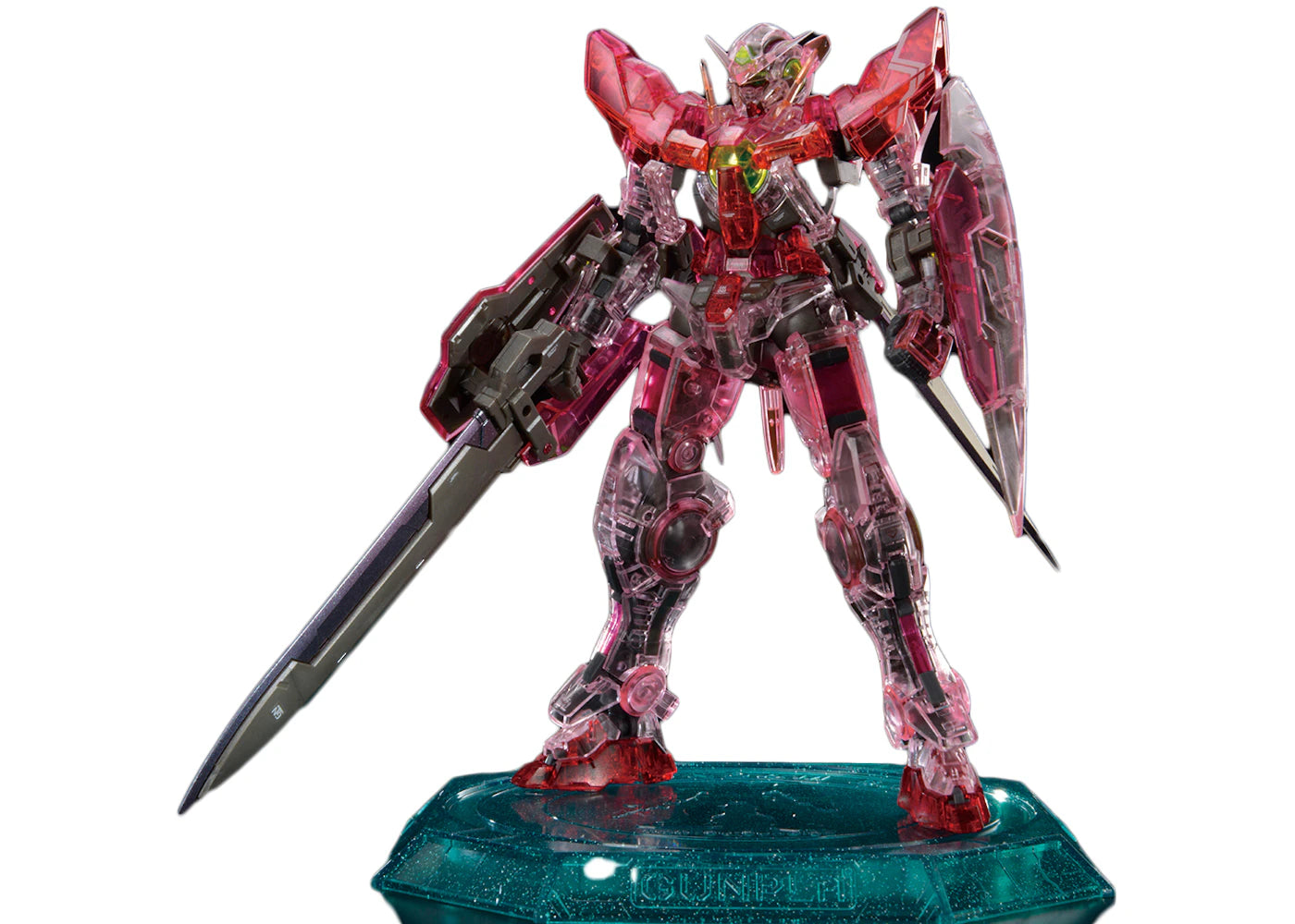 Bandai RG 1/144 THE GUNDAM BASE LIMITED GUNDAM EXIA[TRANS-AM CLEAR] Model Kit Action Figure