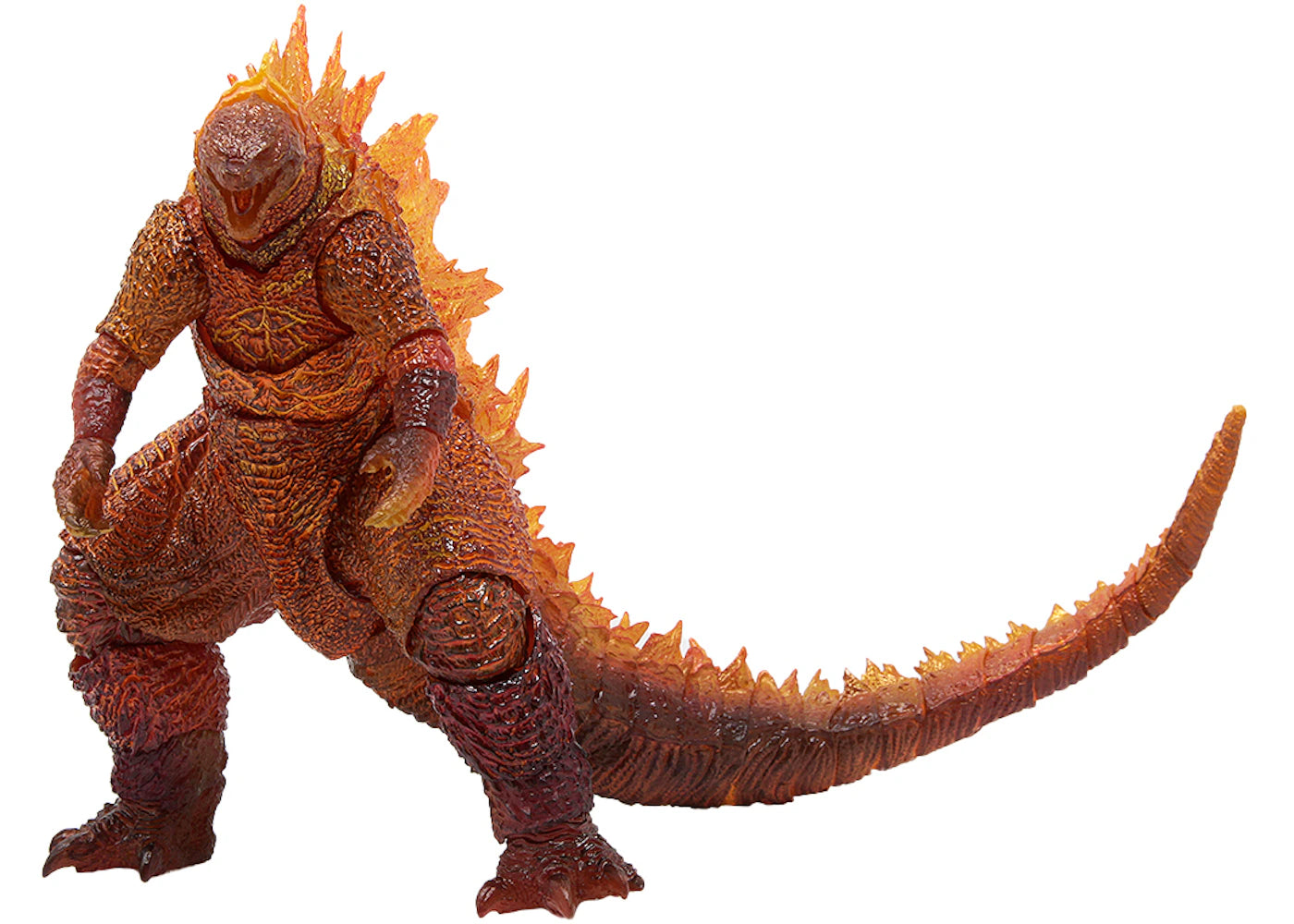Bandai S.H. MonsterArts Godzilla King Of The Monsters 2019 Burning Godzilla Action Figure Orange