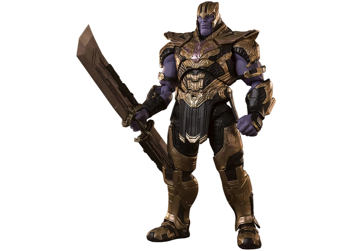 Bandai S.H.Figuarts Avengers Endgame Thanos Final Battle Edition Action Figure Gold