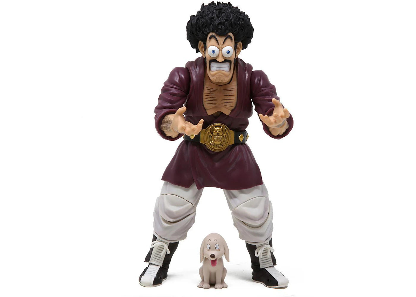 Bandai S.H.Figuarts Dragon Ball Z Mr. Satan Action Figure Burgandy