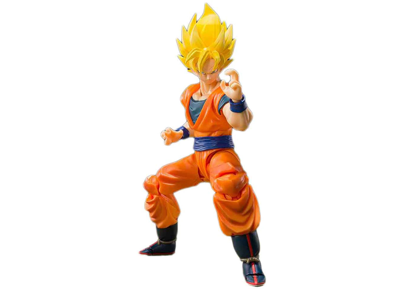 Bandai S.H.Figuarts Dragon Ball Z Super Saiyan Full Power Son Goku Action Figure Orange