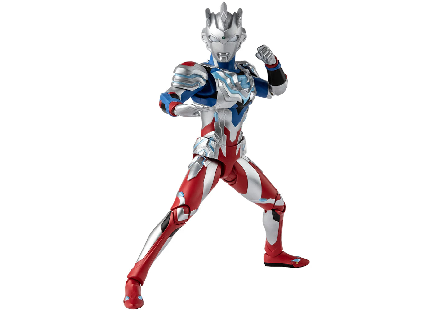 Bandai S.H.Figuarts Ultraman Z Alpha Edge Action Figure Silver