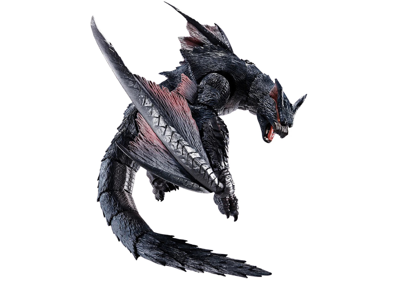 Bandai S.H.MonsterArts Monster Hunter Nargacuga Action Figure Black