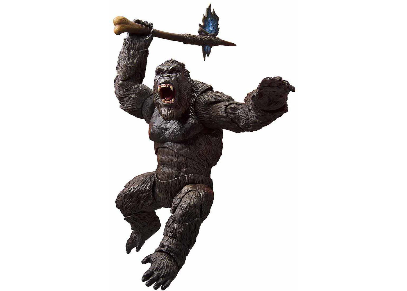 Bandai S.H.Monsterarts Godzilla Vs. Kong 2021 Movie King Kong Action Figure Black