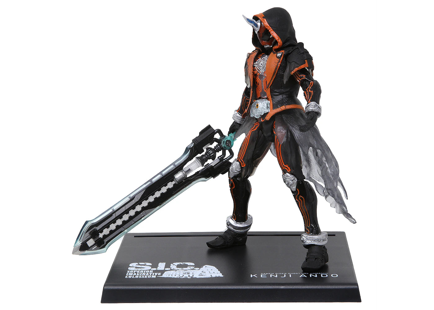 Bandai SIC Kamen Rider Ghost Ore Damashii Action Figure Black