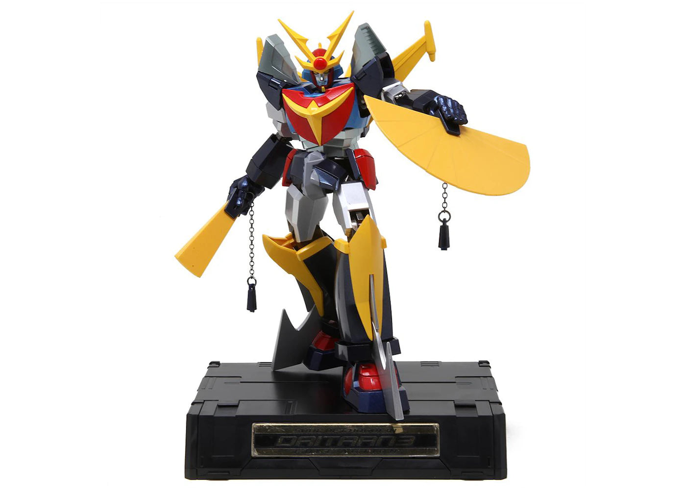 Bandai Soul Of Chogokin GX-82 Muteki Koujin Daitarn 3 Full Action Invincible Steel Man Daitarn 3 Action Figure Navy