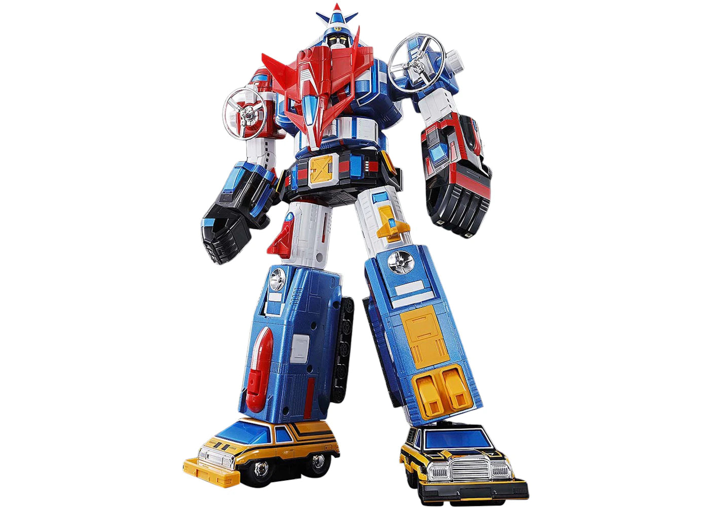 Bandai Soul Of Chogokin GX-88 Vehicle Voltron Armored Fleet Dairugger XV Action Figure Blue & Red