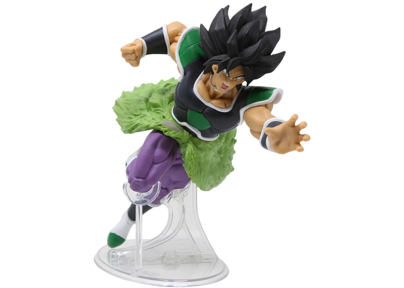 Bandai Styling Dragon Ball Super Saiyan Broly Rage Mode Action Figure Green & Black
