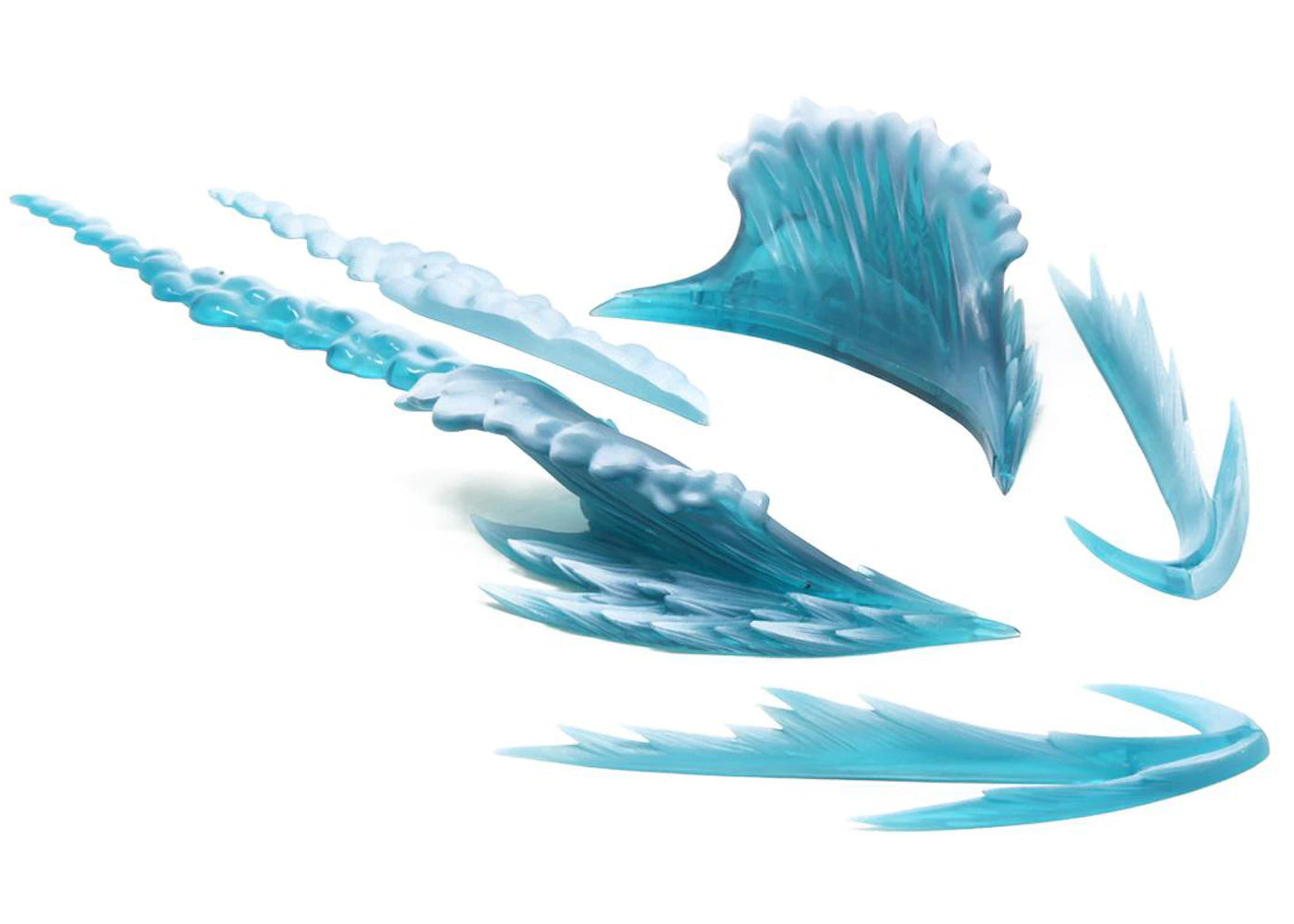 Bandai Tamashii Effect Effect Wave Blue Version Action Figure Blue