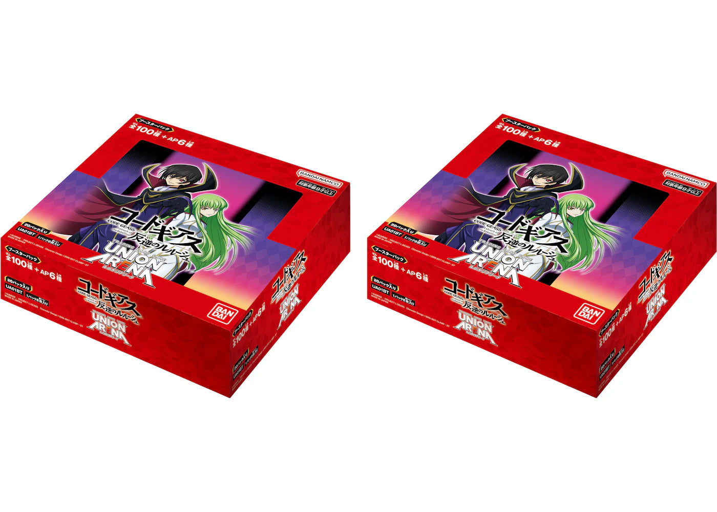 Bandai Union Arena Code Geass Lelouch Of The Rebellion Booster Box (Japanese) 2x Lot