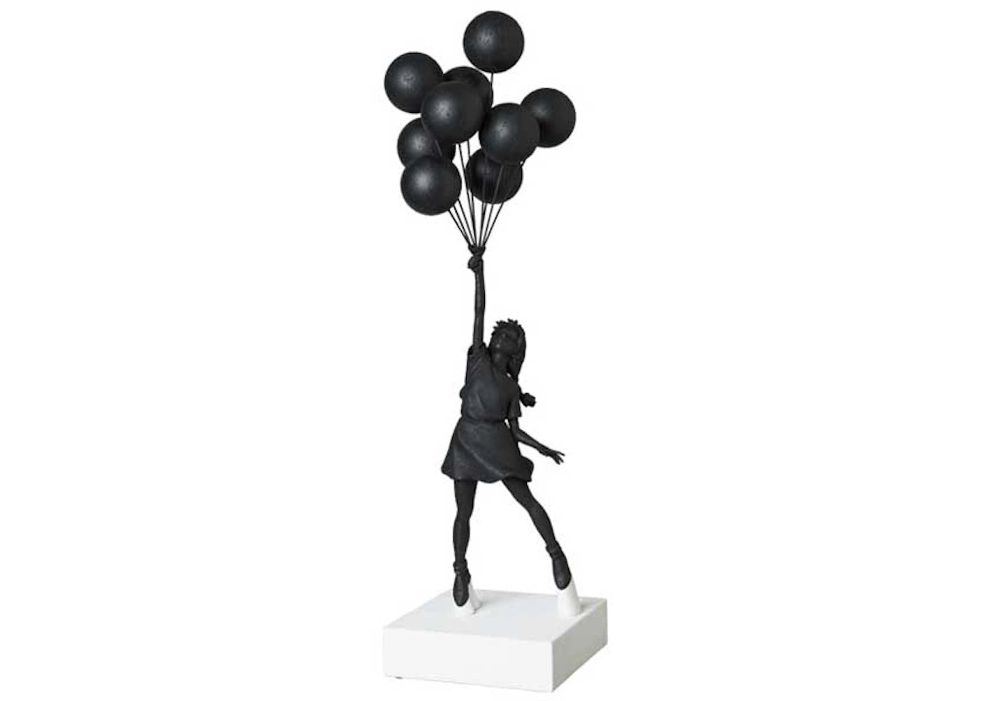 Banksy Flying Baloons Girl (GESSO BLACK Ver.) Figure