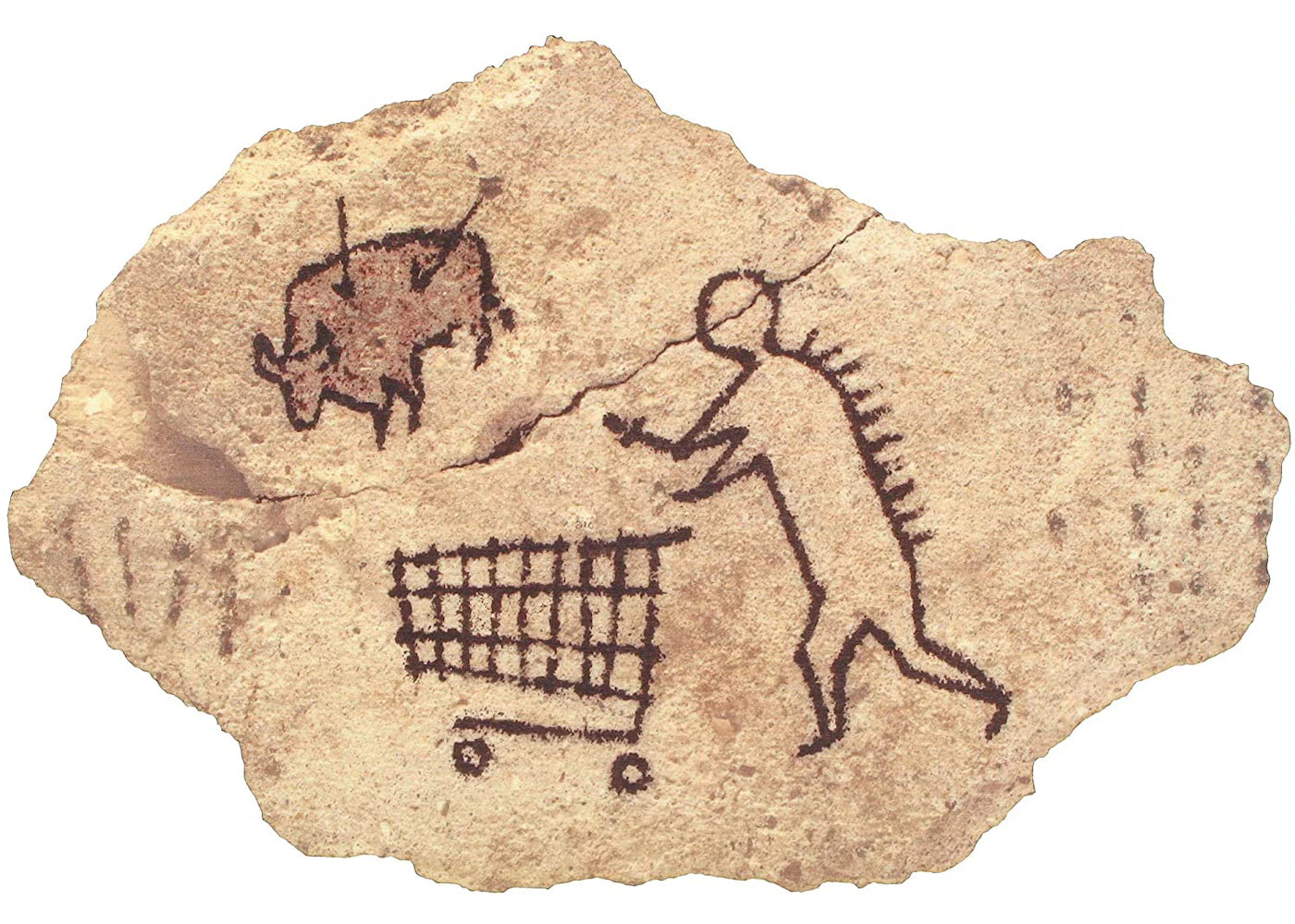 Banksy Peckham Rock Wooden Postcard