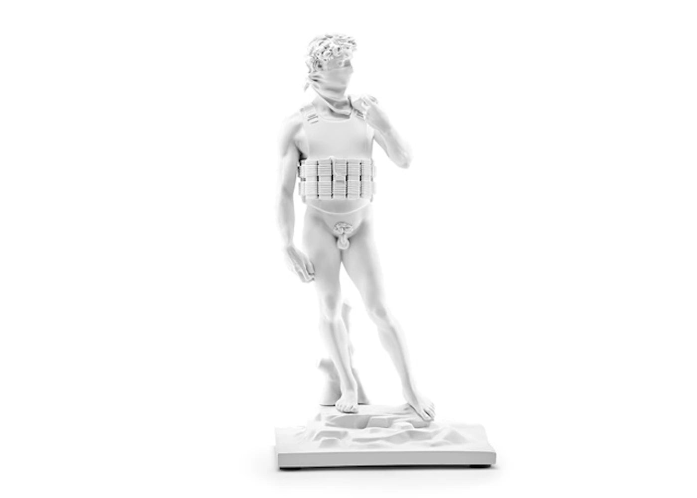 Banksy Suicide Man Figure White