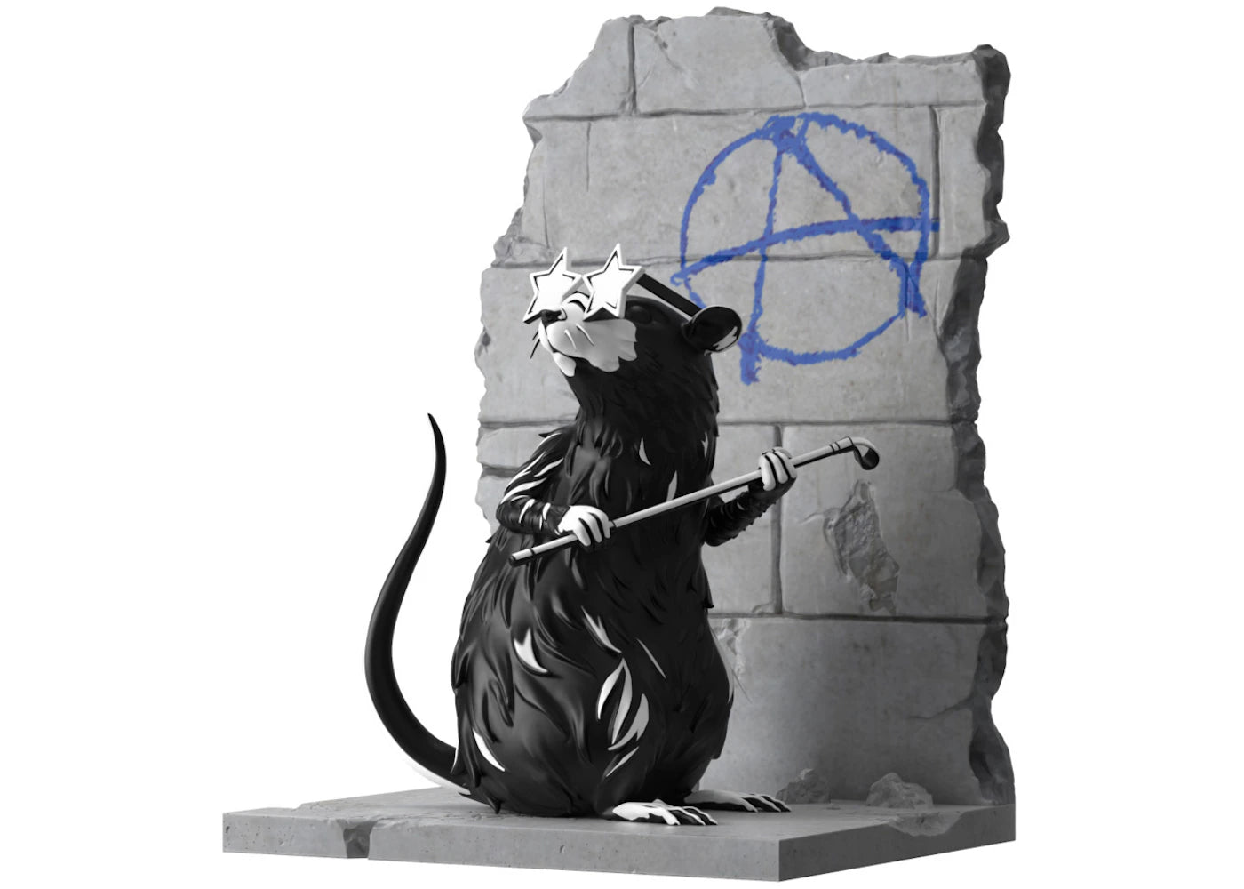Banksy x Brandalised x Mighty Jaxx Anarchy Rat Figure
