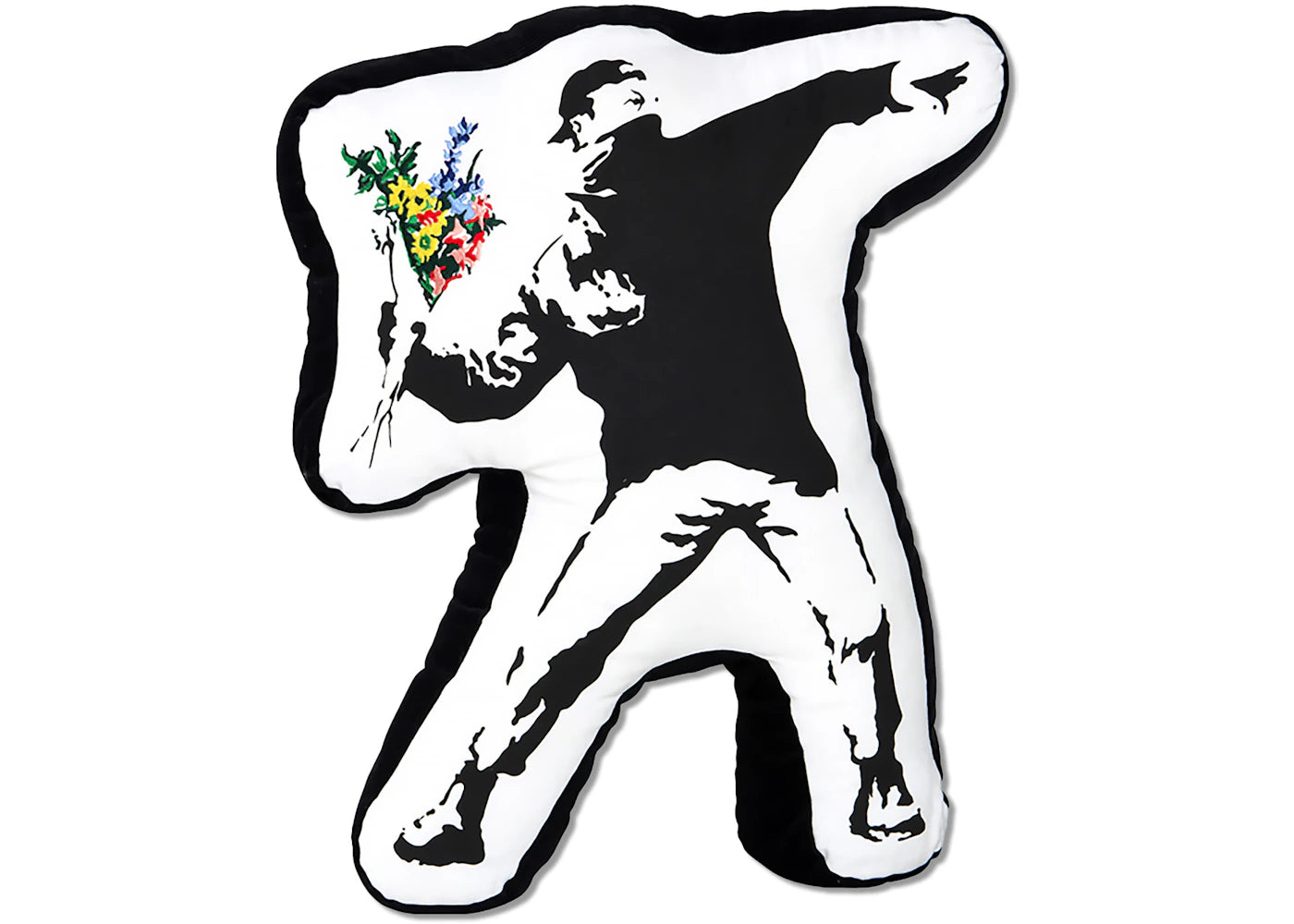 Banksy x Medicom x Sync Brandalism Flower Bomber Plush Cushion
