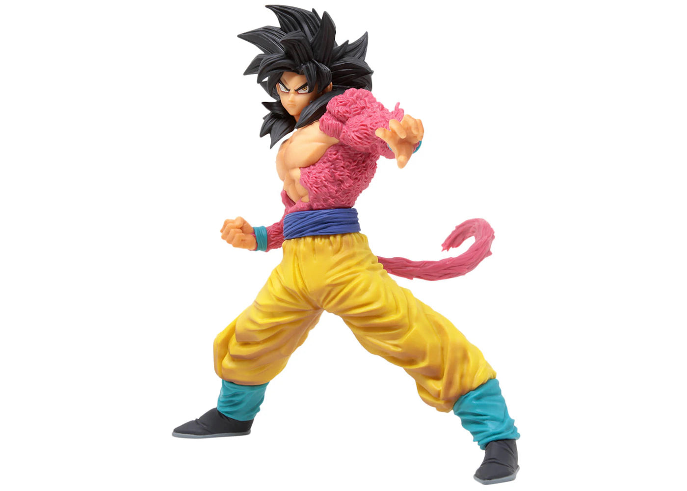 Banpresto Dragon Ball GT Full Scratch The Super Saiyan 4 Son Goku Figure Red & Yellow